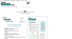 Desktop Screenshot of insidesesame.com